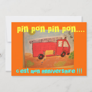 firefighter anniversary invitation