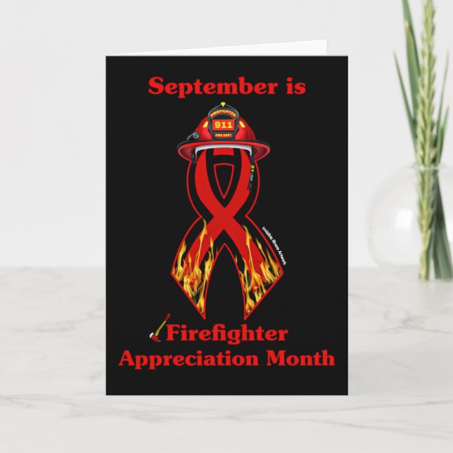 Firefighter Appreciation Month Card (Front)