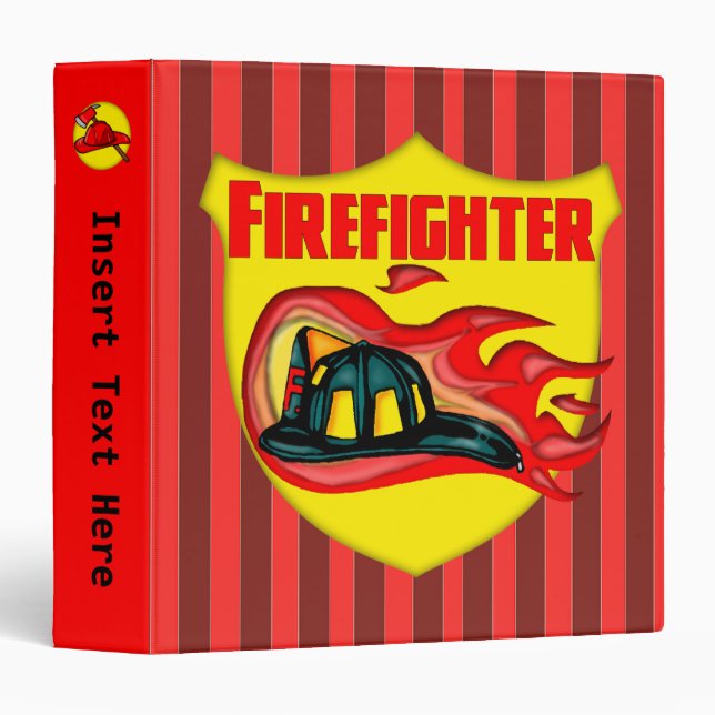 Firefighter Avery Binder (Front/Spine)