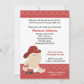 Firefighter Baby Boy Baby Shower Invitation (Front)