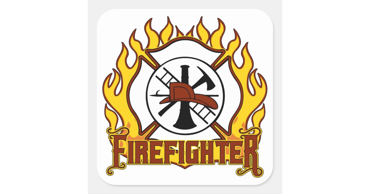 cool firefighter logo