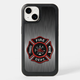 Firefighter Badge Deluxe OtterBox iPhone 14 Case