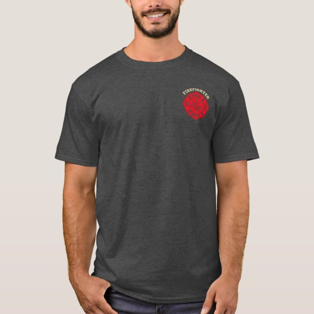 Firefighter Badge T-Shirt (Front)