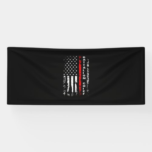 Firefighter Battalion Chief Battalion Chief Gift Banner