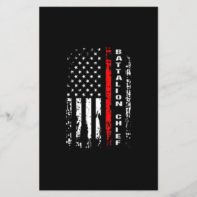 Firefighter Battalion Chief Battalion Chief Gift Flyer (Front)