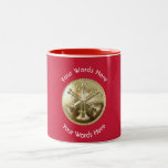 Firefighter Battalion Chief Gold Medallion Two-tone Coffee Mug at Zazzle