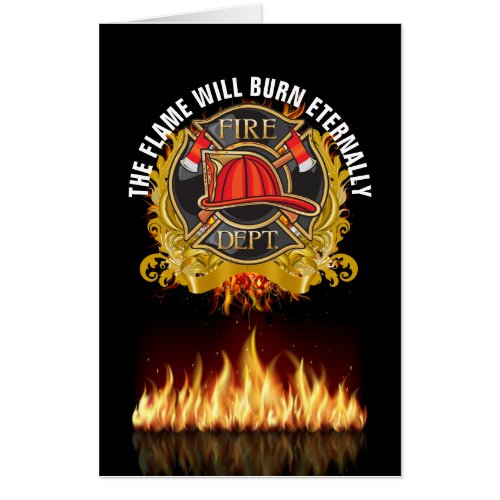 Firefighter BIG Card