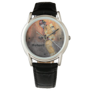 Firefighter Black Protective Face Fireman's Watch