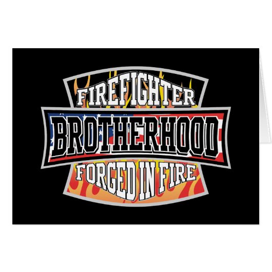 Firefighter Brotherhood Cards (Front Horizontal)