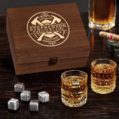 Firefighter Brotherhood Set with Whiskey Glasses (Front)