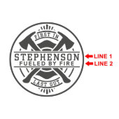 Firefighter Buckman Smart Engraved Whiskey Glass (Design)