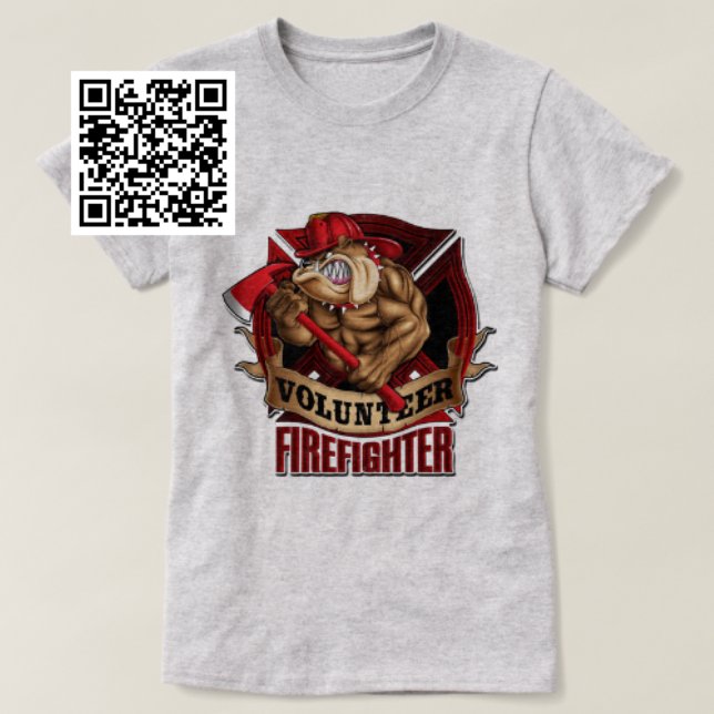 Firefighter Bulldog T-Shirt (Creator Uploaded)