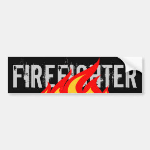 Firefighter bumper sticker