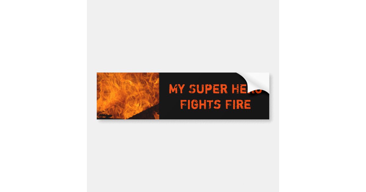 Firefighter Bumper Sticker Zazzle
