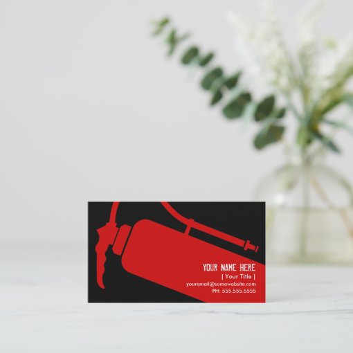 firefighter business card | Zazzle