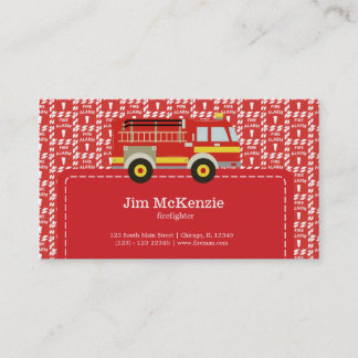 Firefighter Business Card