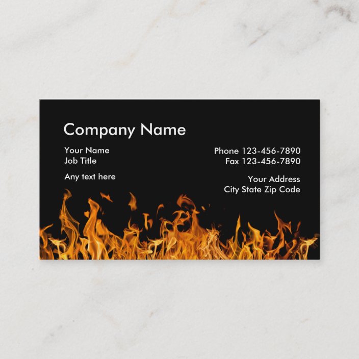 Firefighter Business Cards | Zazzle.com