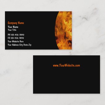 Firefighter Business Cards | Zazzle