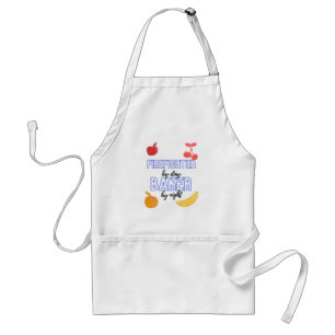 Firefighter By Day Baker By Night Funny Baking Gif Adult Apron