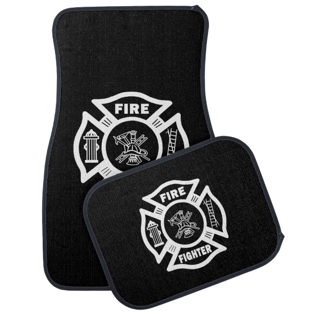 Firefighter Car Floor Mat (Set)