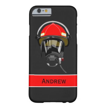 Firefighter Barely There Iphone 6 Case by hawkeandbloom at Zazzle