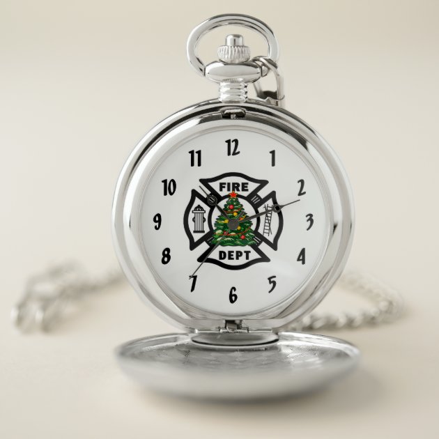 firefighter pocket watch