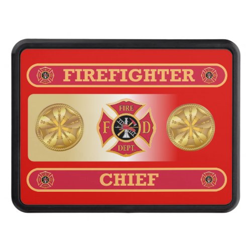 Firefighter Chiefs Shield Hitch Cover