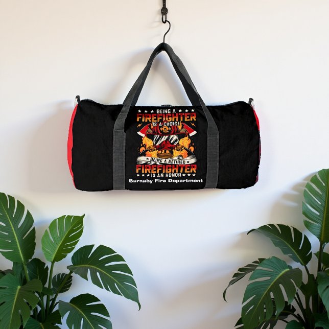 Firefighter Choice Retired Firefighter Honor Duffle Bag (Creator Uploaded)