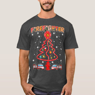 Firefighter Christmas Tree  T-Shirt