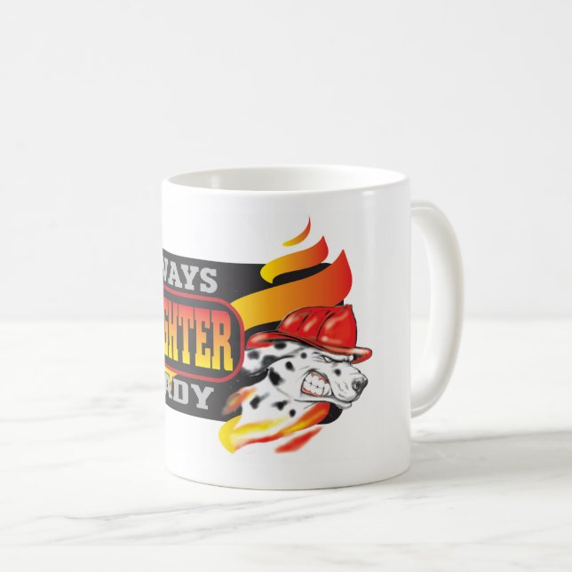 Firefighter Coffee Mug (Front Right)