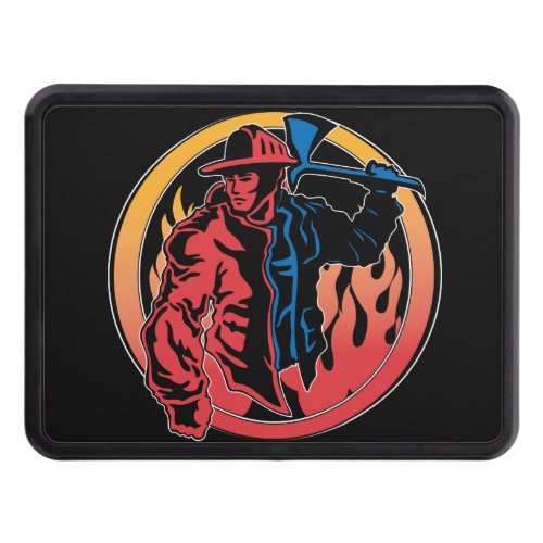 Firefighter Colors Tow Hitch Cover