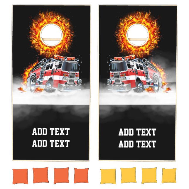 Firefighter Cornhole Set (Set)