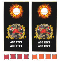Firefighter Cornhole Set