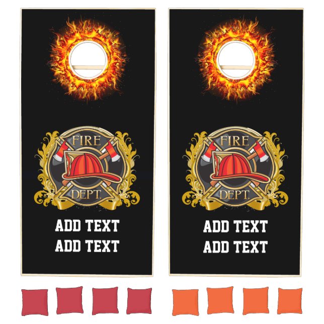 Firefighter Cornhole Set (Set)