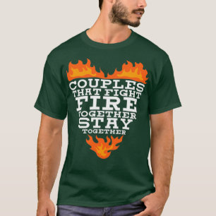 Firefighter Couple  T-Shirt