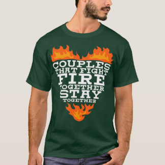 Firefighter Couple  T-Shirt