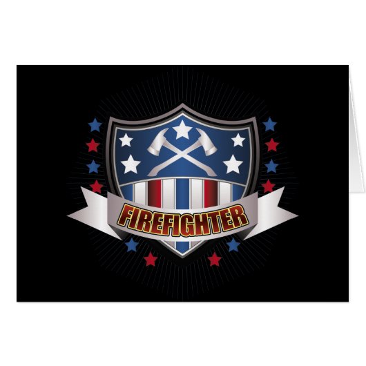 Firefighter Crest Cards (Front Horizontal)