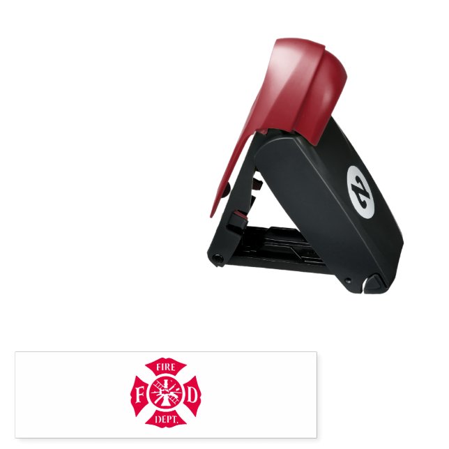 FIREFIGHTER CROSS POCKET STAMP (Open with Design)