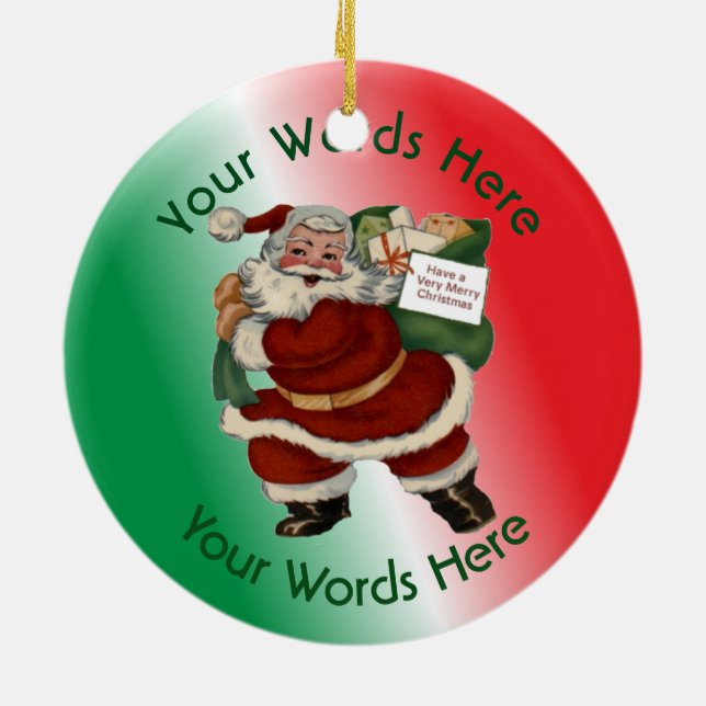 Firefighter Custom Ceramic Ornament (Back)