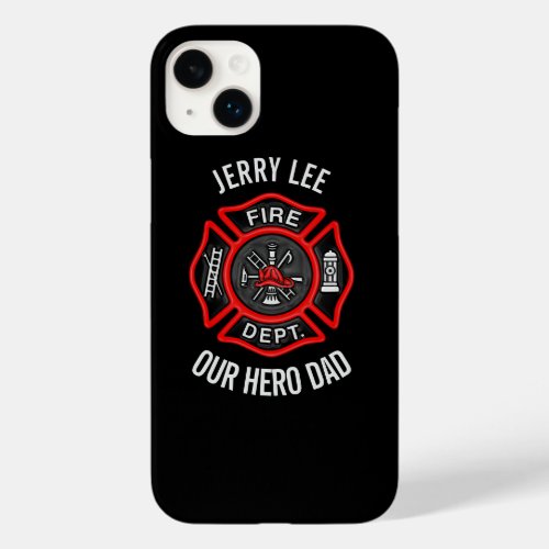 Firefighter Custom Text Name Personalized Case_Mate iPhone 14 Plus Case