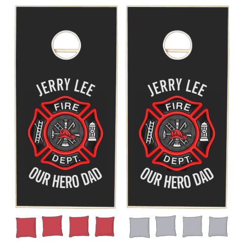 Firefighter Custom Text Name Personalized