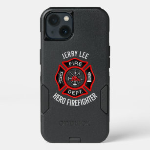 Firefighter Custom Text Name Personalized iPhone 13 Case