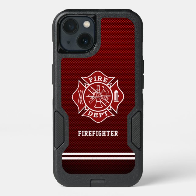 Firefighter Customizable Otterbox iPhone Case (Back)