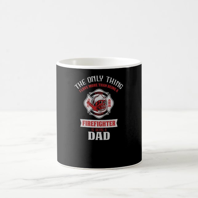 Firefighter Dad Coffee Mug (Center)
