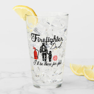 Firefighter Dad   Father's Day Gifts Glass