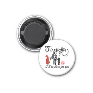 Firefighter Dad   Father's Day Gifts Magnet
