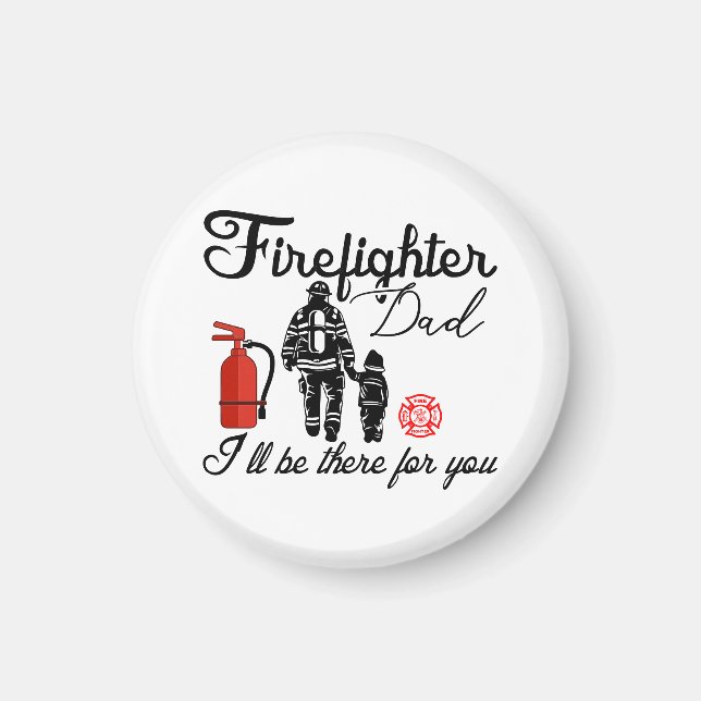 Firefighter Dad | Father's Day Gifts Magnet (Front)