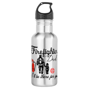 Firefighter Dad Father's Day Gifts Stainless Steel Water Bottle