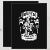 Firefighter Dad With Courage Lifestyle With Pride (Front/Back)