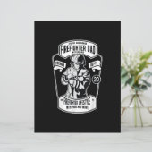 Firefighter Dad With Courage Lifestyle With Pride (Standing Front)